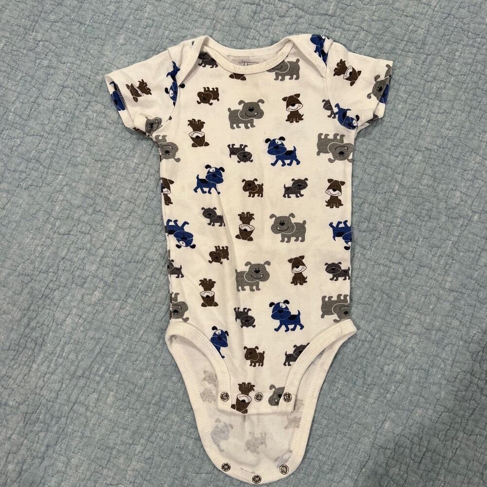 Baby Boy Size 18 Mths Just One You made by Carter's Dog Onesie